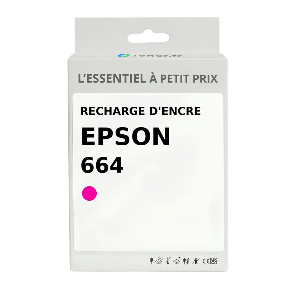 Cartouche d'encre compatible Epson 664 Magenta